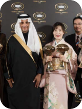 Tourise Awards recipients holding their trophies
