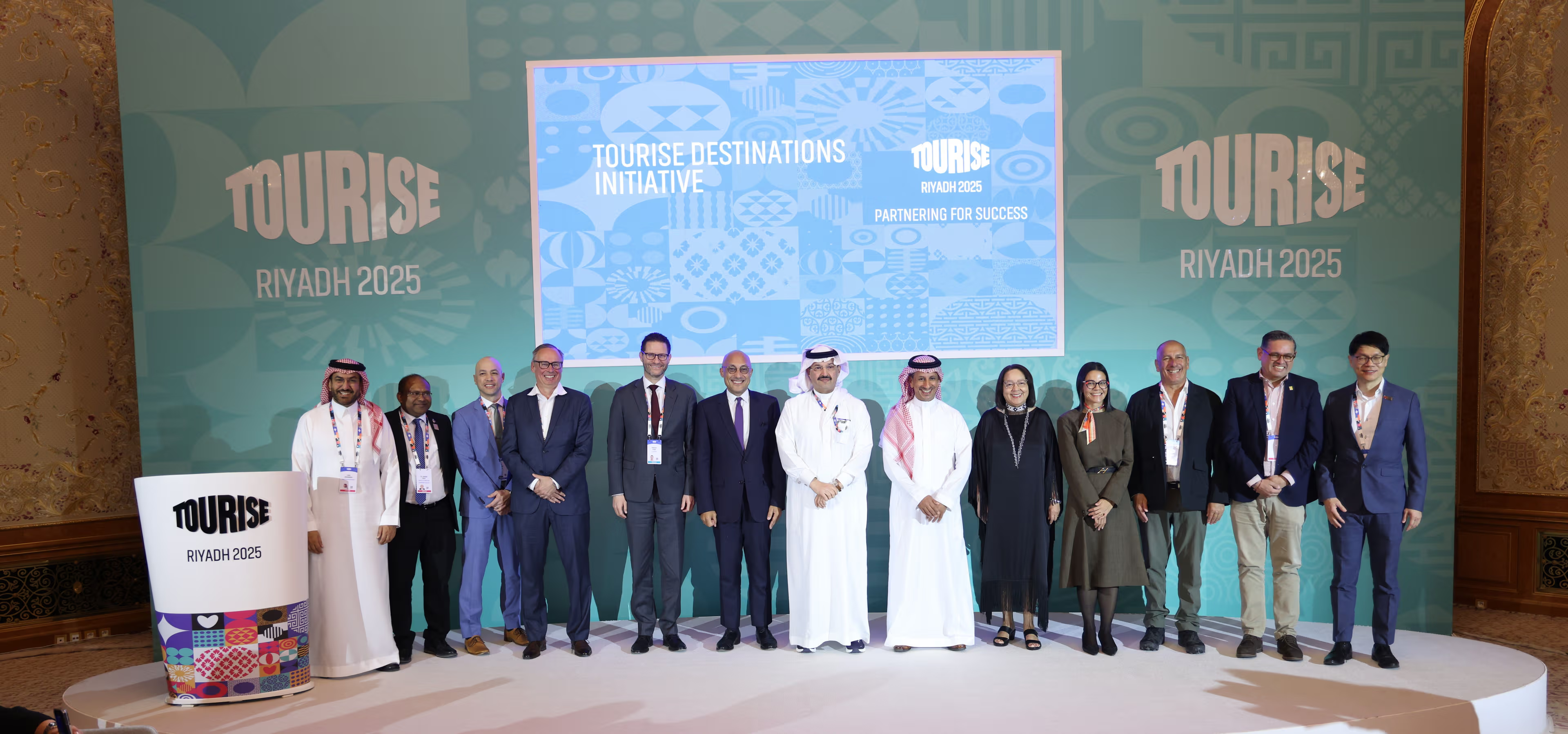Tourise Destination Initiative leaders on stage
